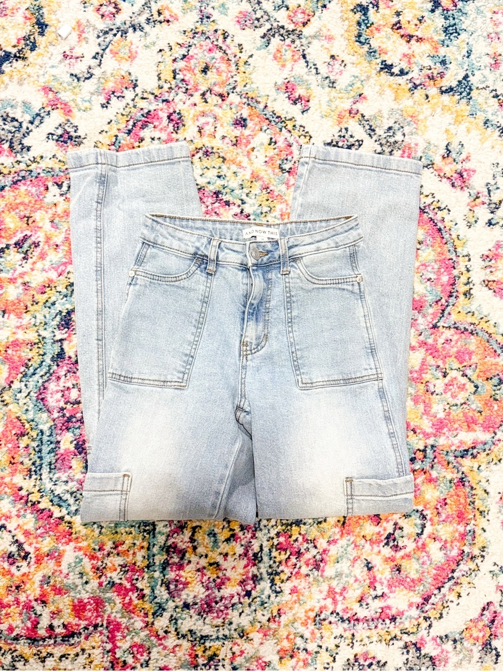 And Now This High Rise Utility Jeans - Picture 10 of 12